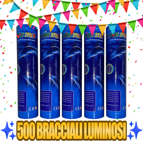 500 braccialetti fluorescenti - 500,