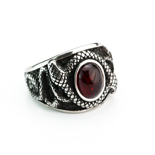 Anello uomo biker - acciaio, inox