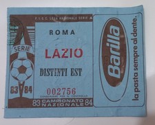 BIGLIETTO DERBY ROMA LAZIO 2-2