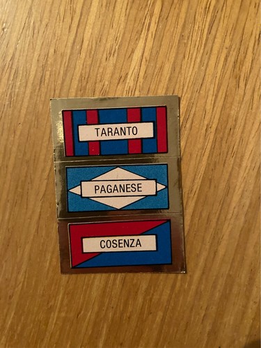 Figurina originale scudetti - originale,