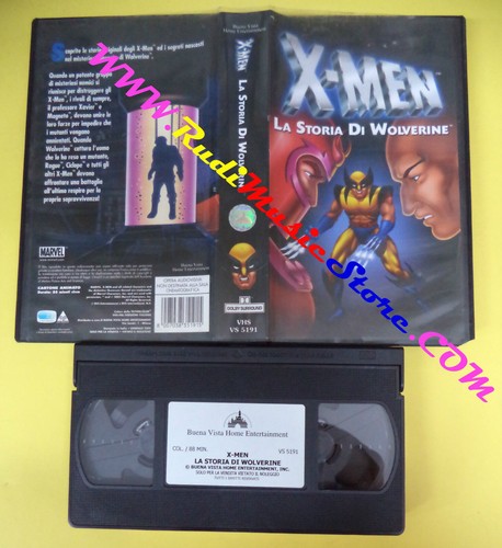 Vhs film men storia di - x-men,