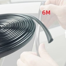 Auto Gomma Sigillato Striscia Forma a U Universale Accessori Nero Porta Durevole