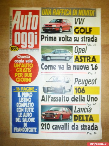 Auto oggi anno n - -, vi