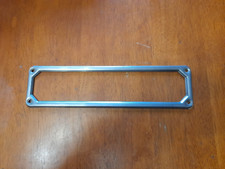 CORNICE TARGA ANTERIORE IN METALLO CROMATO  PER FIAT 500