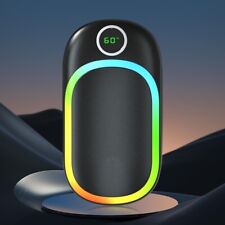 Scaldamani Ricaricabile USB 3 in 1, Tascabile, Power Bank , Torcia