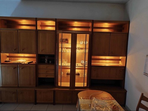 Parete attrezzata legno - attrezzata,