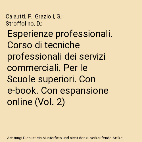 Esperienze professionali