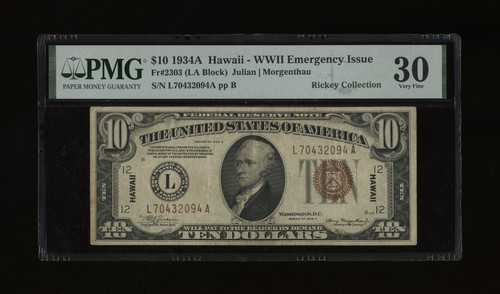 Dbr 1934 frn hawaii la - $10,