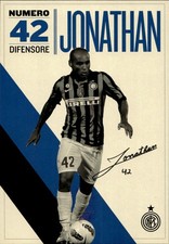 cartolina postcard Calcio  Inter promocard #10242 Jonathan