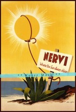 Nervi Italia 1948 Mare Poster