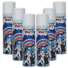 Solchim 6 x 150 ml Bombolette di Schiuma Mousse Spray Carnevale Street Party