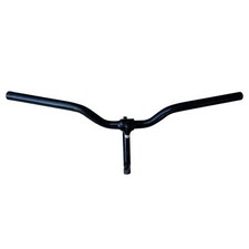 Manubrio bici acciaio - manubrio, nero