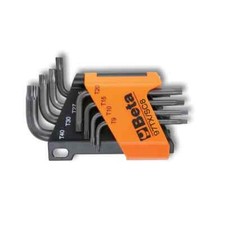 Beta KIT Chiavi TorX 8PZ (T9/T10/T15/T20/T25/T27/T30/T40) Nero