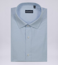 1st American Elegante Camicia Classica Manica Lunga da Uomo 100% Cotone Regular