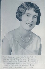 1929 Floy Hamlin Coloratura