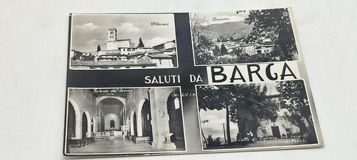 Cartolina saluti barga - da,
