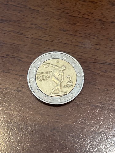 Moneta olimpiadi atene - 2€,
