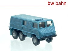 Roco miniatura modello H0 1706 Steyr Puch Pinzgauer 6x6 furgone blu merce di seconda scelta