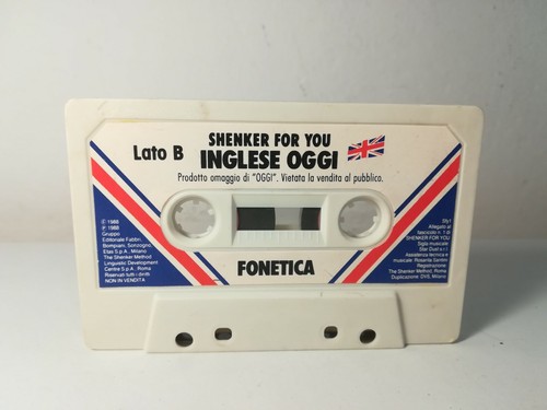 Musicassetta inglese oggi - musicassetta,