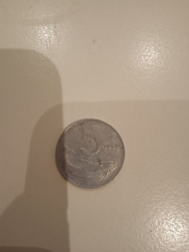 Moneta lire italiana - da, anno