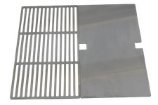 GRIGLIA ACCIAIO INOX + PIASTRA