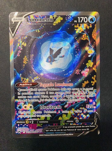 Carta pokemon lumineon - carta, v