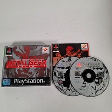 Metal Gear Solid Playstation PS1 Videogioco Manuale PAL