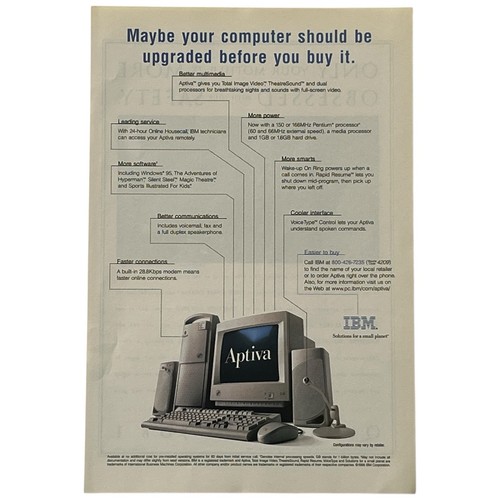 Ibm aptiva print - aptiva, ad