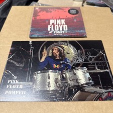 Cartolina firmata nick mason - nick,