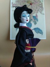 OOAK Barbie Doll Maiko Gheisha Vintage : Bild Lilli and Japan inspired