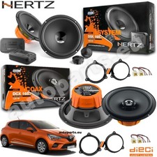 Kit 6 Casse Altoparlanti Hertz Anteriori Posteriori per Renault Clio V dal 2019