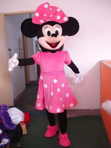 Costume mascotte rosa minnie - mascotte,