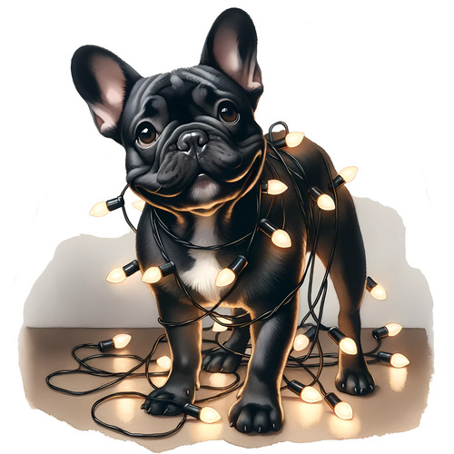 Bulldog francese cane auto