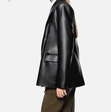 Blazer zara ecopelle taglia - zara,