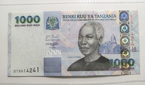 Banconote mondiali tanzania - banconote,