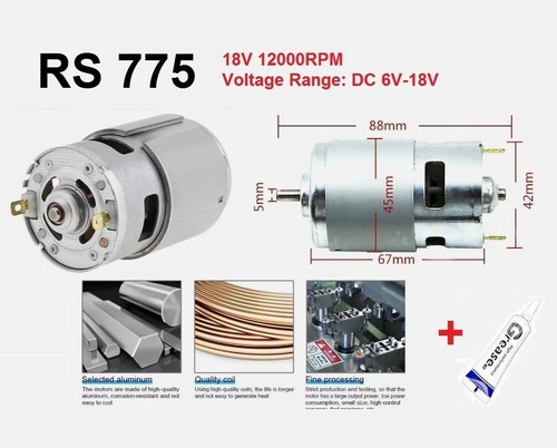 Motore 775 18v - rs, 16000