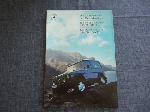 Mercedes prospetto classe - mercedes, g