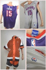 CHAMPION USA BASKET NBA MAGLIA CARTER Raptors99+TUTA JACKET SHORTS VINTAGE M-28U