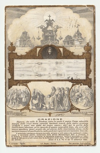 Torino orazione alla - torino, sacra