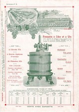 Catalogo torchi per vinacce - per, ed