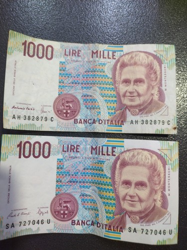 Banconota mille 1000 lire - banconota,
