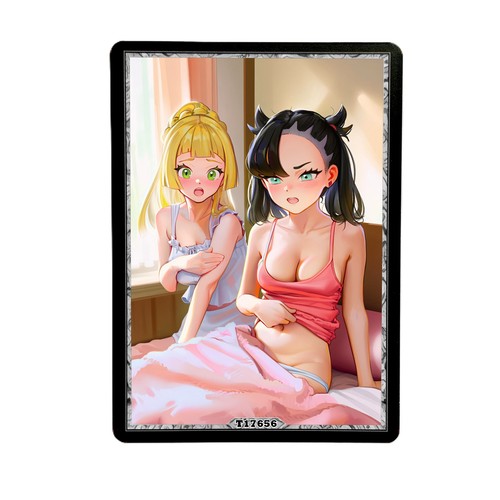 Lillie marnie waifu anime card - waifu,