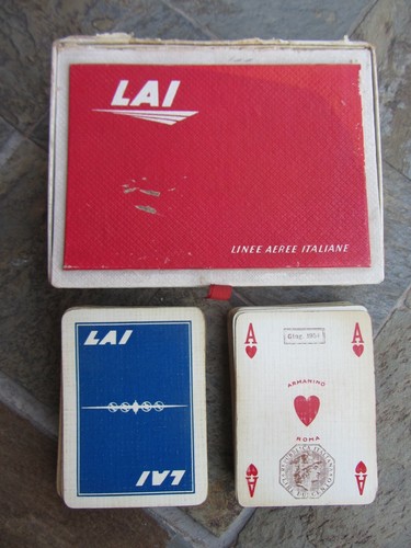 1954 carte gioco lai linee - carte,