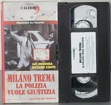 Milano trema: la polizia vuole giustizia FILM VHS Sergio Martino Luc Merenda