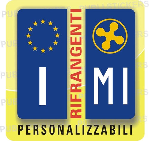 Adesivi rifrangenti per targa - adesivi,