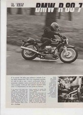 PUBBLICITA'  TEST MOTO BMW R80 /7 1978-MOTOTEDESCHE MOTOSPORT EPOCA