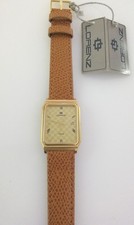 Orologio da donna rettangolare Lorenz vintage anni 80 Nuovo da negozio