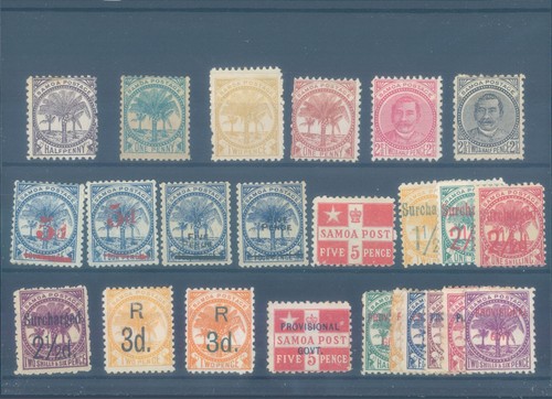 Samoa 1887 1899 vari - samoa,