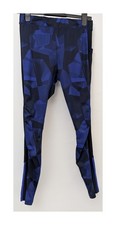 Leggings donna blu Domyos