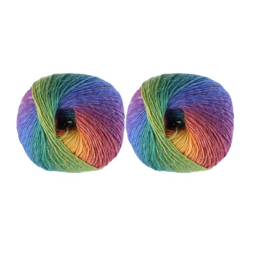 2pcs arcobaleno lana - ,